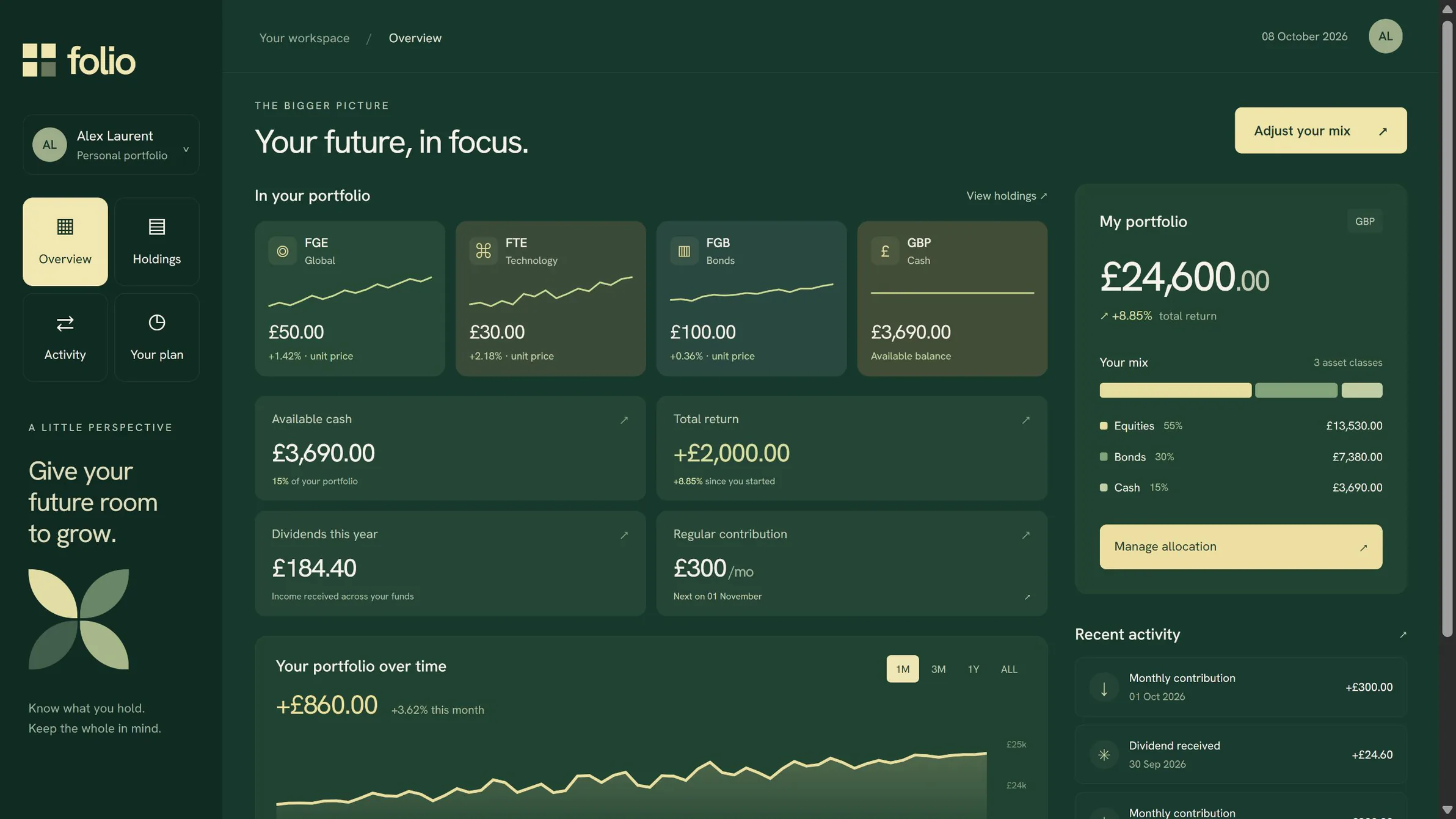 Folio product walkthrough